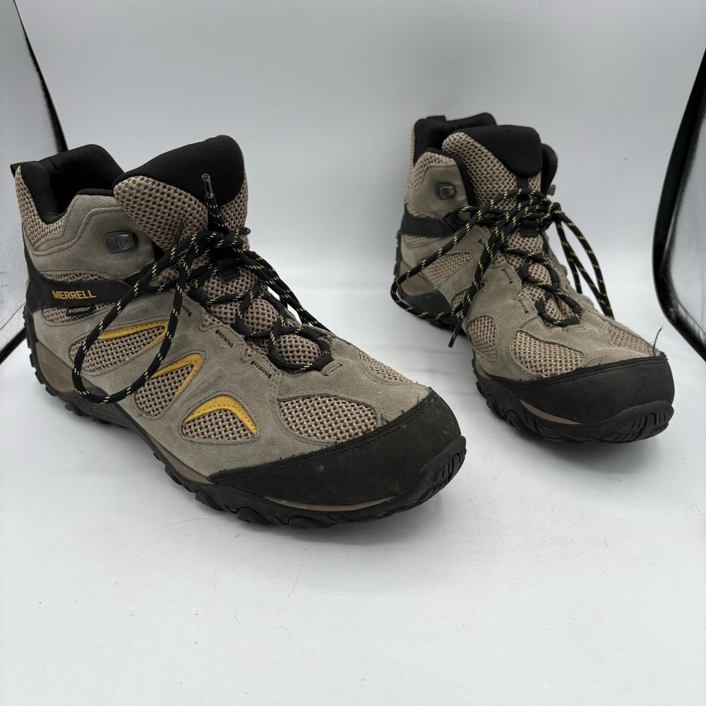 Merrell Boots Mens Size 13‎ Yokota 2 Waterproof Gray Outdoor Camp Hiking